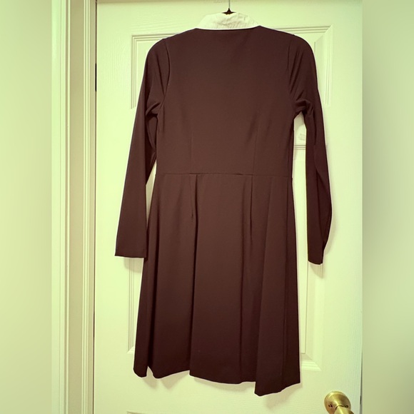 The Limited Black Long Sleeve Dress with White Collar - Picture 2 of 5